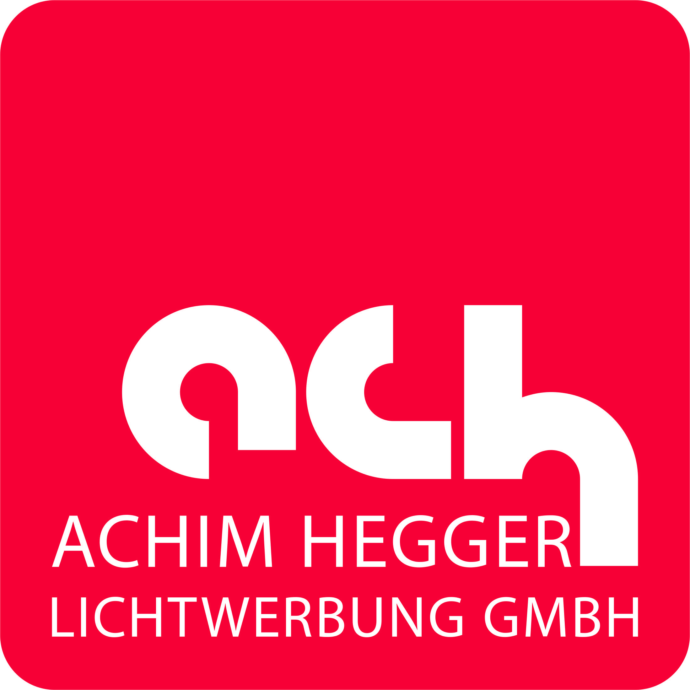 Achim Hegger Lichtwerbung GmbH Logo